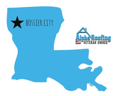 Bossier City LA is a servicing city icon for Alpha Roofing